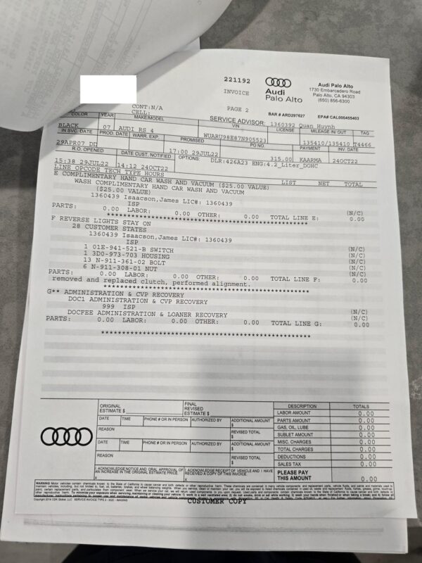2007 Audi RS4 Sedan - Image 36