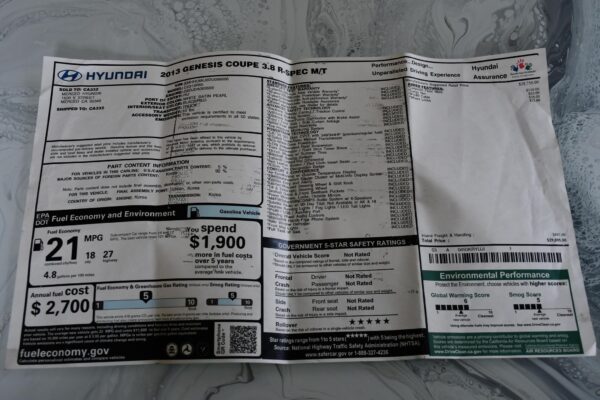 2013 Hyundai Genesis Coupe 3.8 R-Spec - Image 24