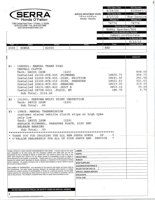 2000 Honda S2000 - Image 24