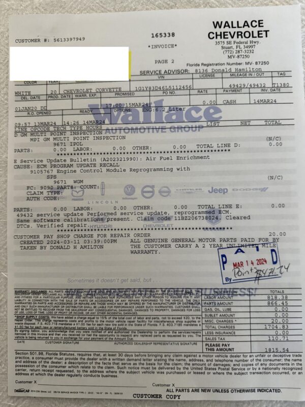 2020 Chevrolet Corvette Stingray Convertible - Image 15