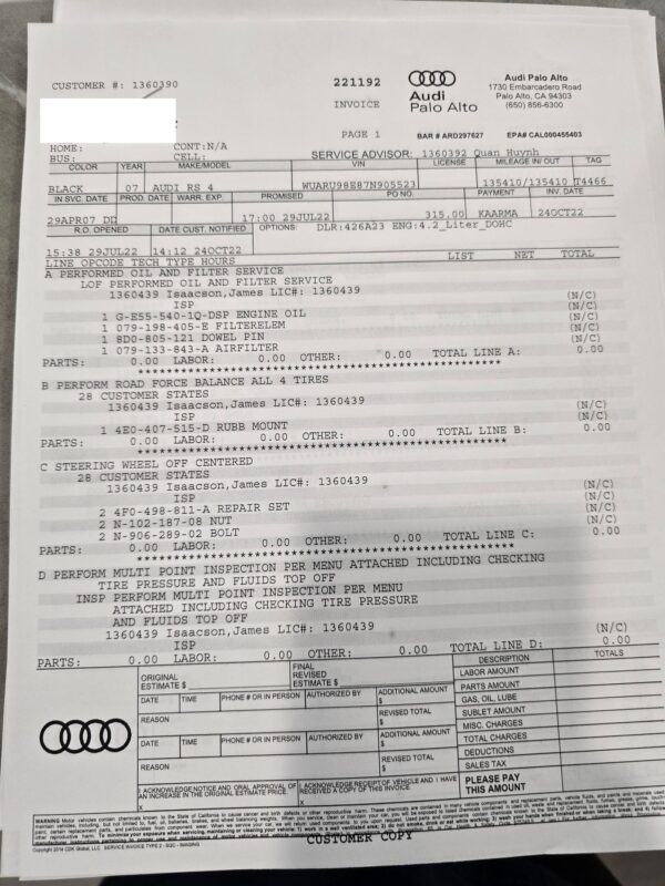 2007 Audi RS4 Sedan - Image 35