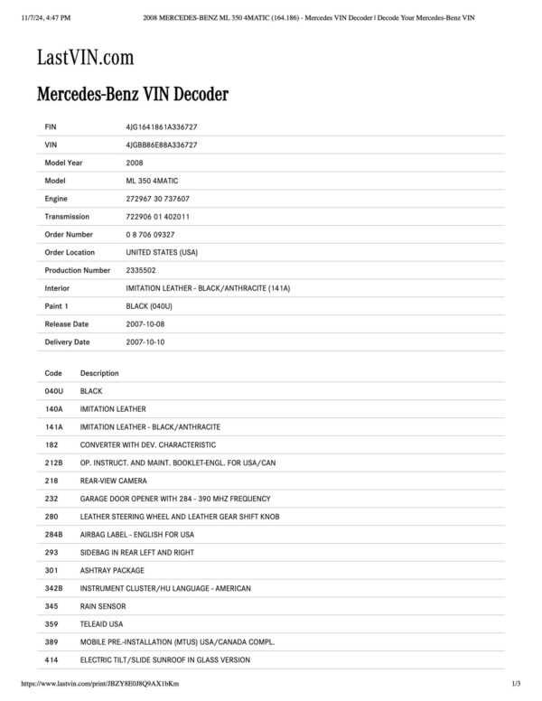 2008 Mercedes-Benz ML350 - Image 4