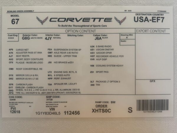 2020 Chevrolet Corvette Stingray Convertible - Image 13